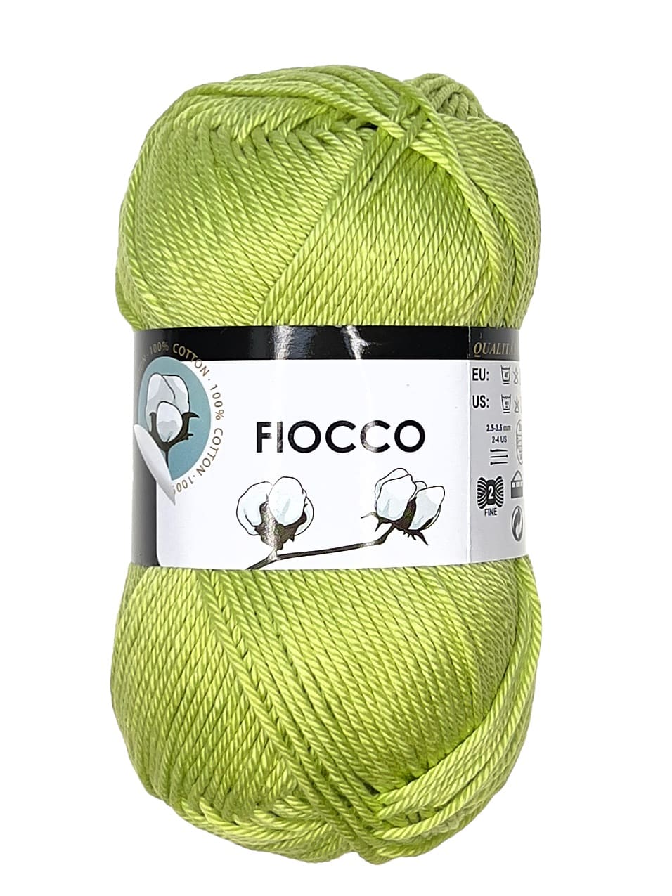 Fiocco Baumwollgarn Limette 7654